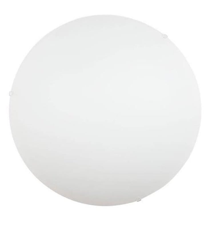 Biały szklany plafon Classic 50cm - DOSTĘPNY OD RĘKI