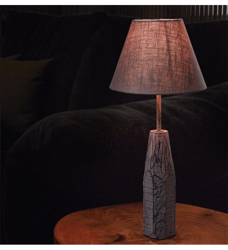 Drewniana podstawa do lampy stołowej Vintage(2)