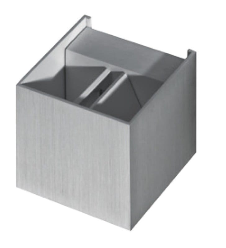 Leticia aluminiowy kinkiet kostka z regulowanym strumieniem światła nowoczesny design