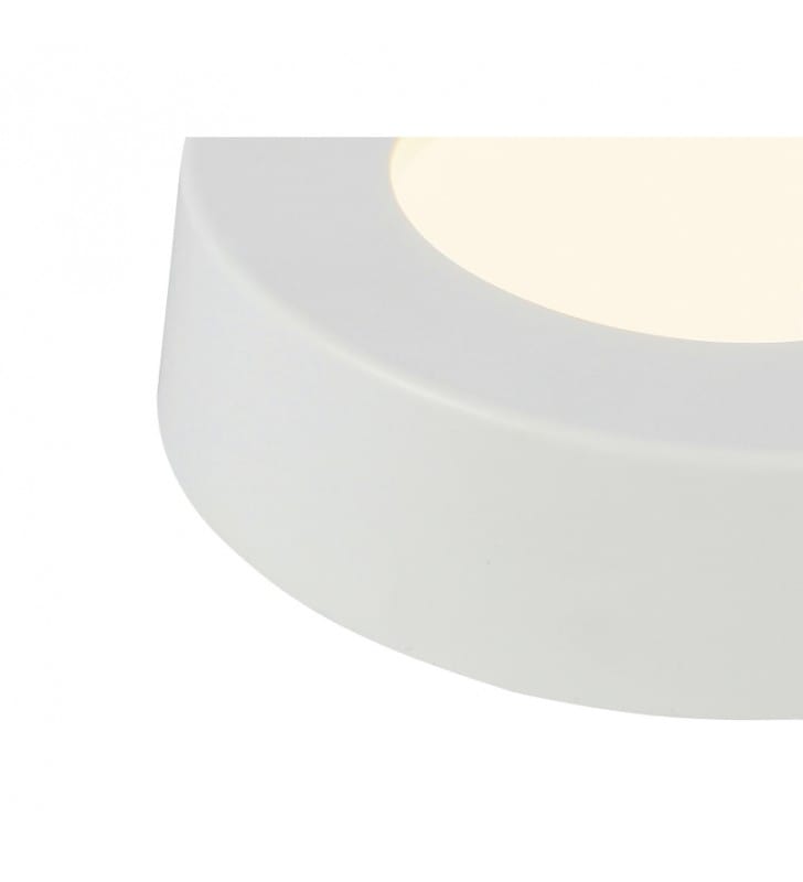 Biały mały okrągły plafon Paula LED 12cm 3000K