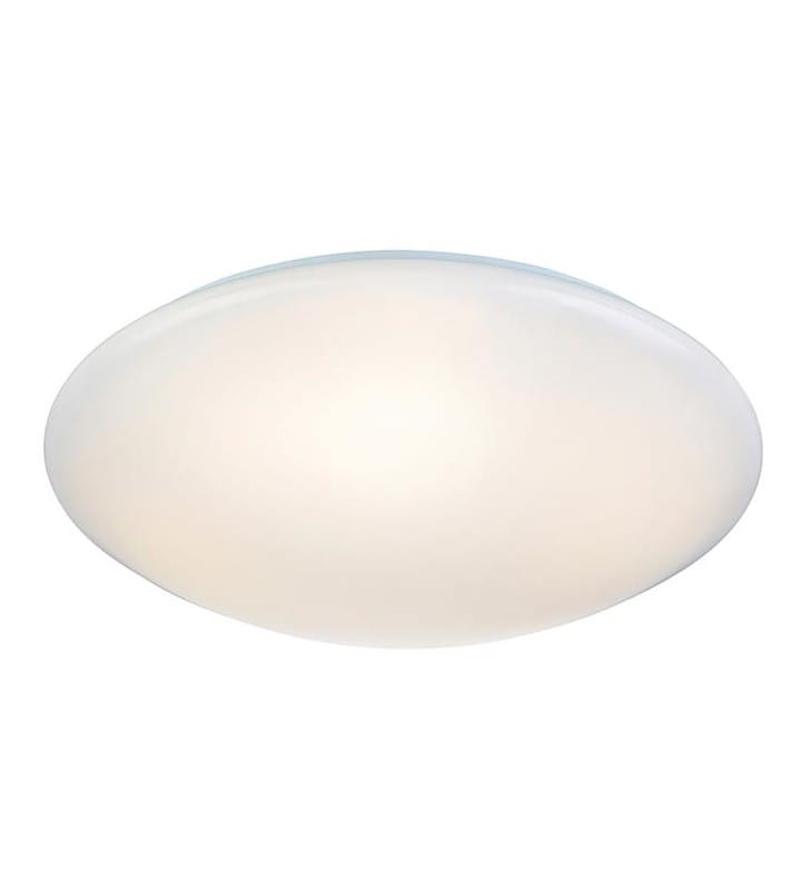 Biały plafon łazienkowy z możliwością ściemniania Plain LED 39cm 3000K tworzywo