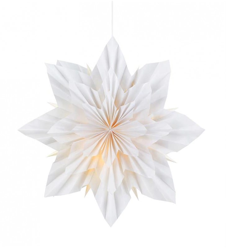 48cm wisząca dekoracja świąteczna Neela biała gwiazda z papieru z podświetleniem 1xE14 Markslojd